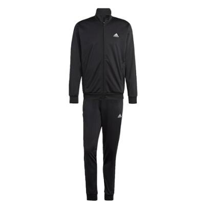 Agasalho Malha Linear Logo Adidas - Preto