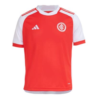 Camisa 1 SC Internacional 24/25 Infantil Adidas Masculina - Vermelho