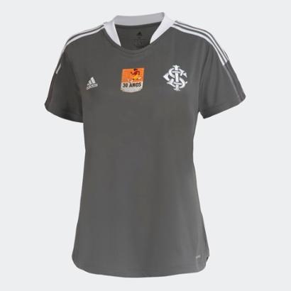 Camisa Internacional 30 anos da Copa Feminina - Adidas GA0770 - Cinza