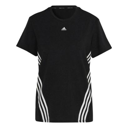 Camiseta Adidas Train Icon 3 Stripes Masculino - Preto