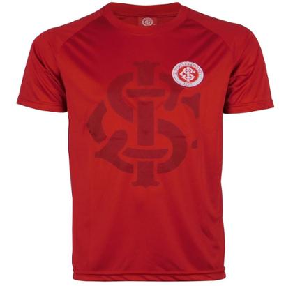 Camiseta Futebol Masculina Internacional Torcedor Manga Curta - Vermelho