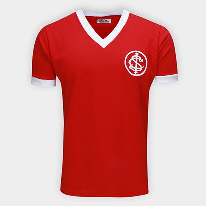 Camiseta Internacional Retrô Anos 70 Athleta Masculina - Vermelho