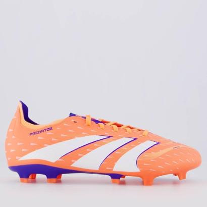 Chuteira Adidas Predator League FG/MG Campo - Laranja