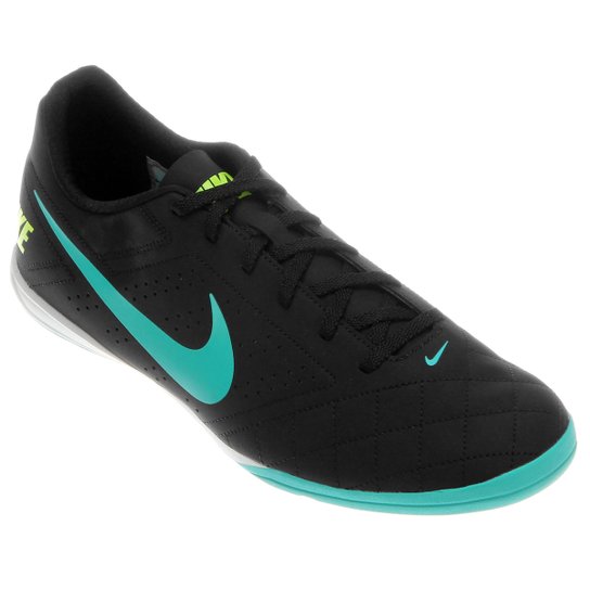 Chuteira Futsal Nike Beco 2 Futsal Masculina - Preto+Azul claro
