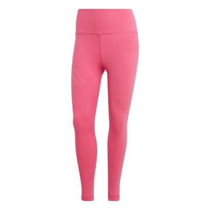 Legging De Treino De Cós Alto OptimeHyperbright-Cinza Adidas - Rosa