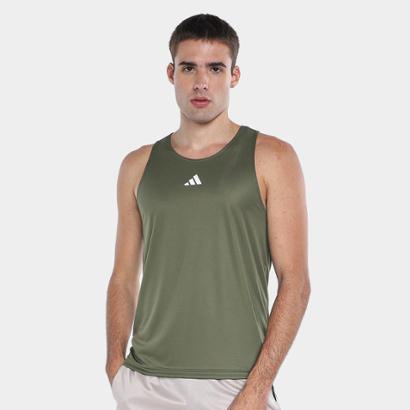 Regata Adidas Treino Básica Masculina - Verde+Branco