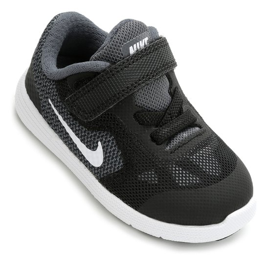 Tênis Infantil Nike Revolution 3 - Preto+Cinza