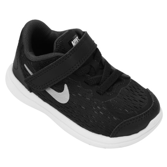 Tênis Nike Flex 2017 Rn Infantil - Preto+Branco
