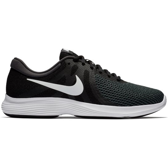 Tênis Nike Revolution 4 Masculino - Preto+Branco