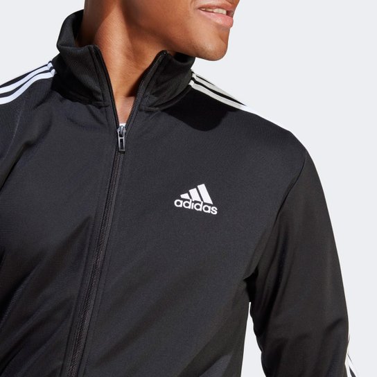 Agasalho Adidas Sportswaer Basic 3 Stripes Tricot Masculino