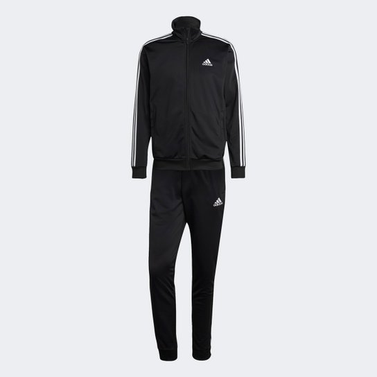 Agasalho Adidas Sportswaer Basic 3 Stripes Tricot Masculino