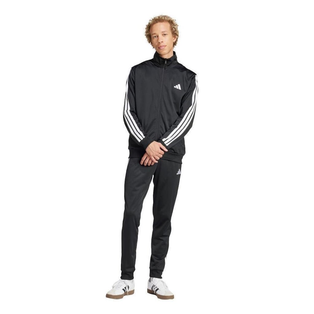 Agasalho Adidas Sportswear Basic Três Listras Tricot Masculino