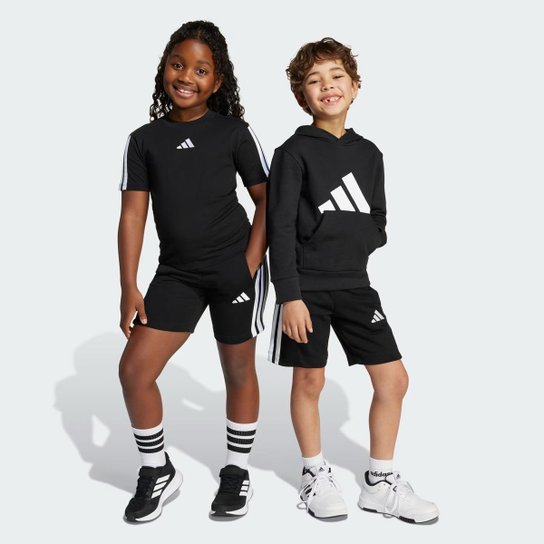 Bermuda Adidas 3 Stripes ESS Infantil Unissex