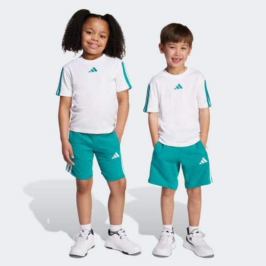 Bermuda Adidas 3 Stripes ESS Infantil Unissex