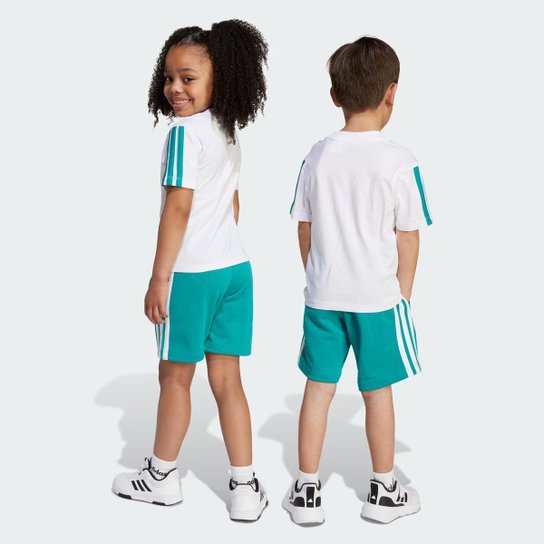 Bermuda Adidas 3 Stripes ESS Infantil Unissex