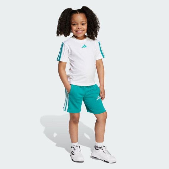 Bermuda Adidas 3 Stripes ESS Infantil Unissex