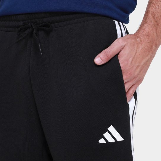 Bermuda Adidas 3S French Terry Preta