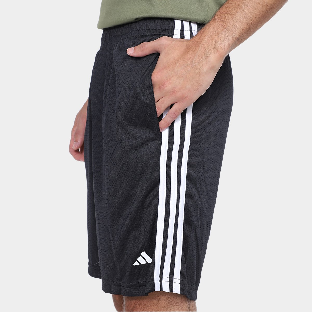 Bermuda Adidas 3S Masculina Loja do Inter