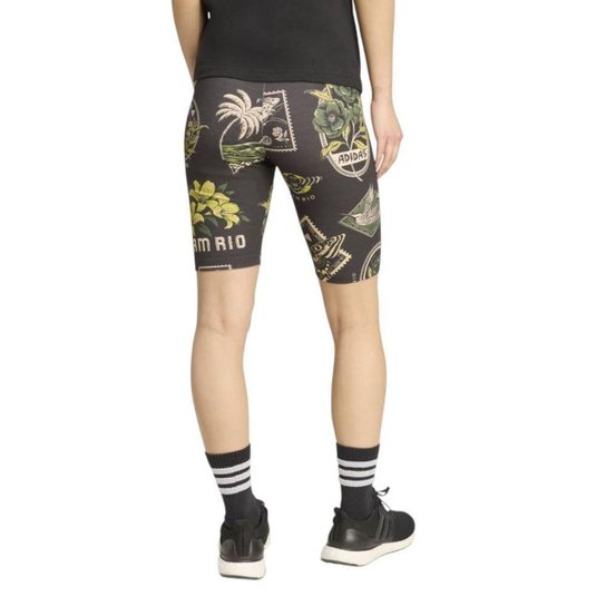 Bermuda Adidas Farm Biker Feminina - Preto PP