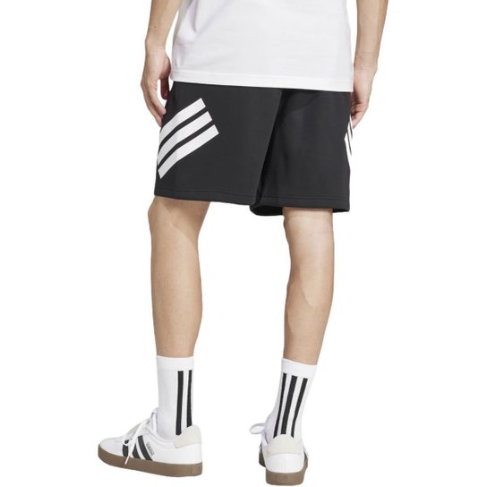 Bermuda Adidas Future Icon 3 Stripes Masculino Preto