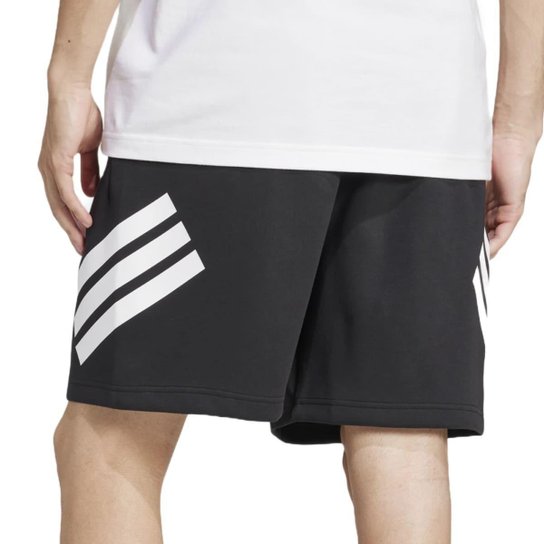 Bermuda Adidas Future Icon 3 Stripes Masculino Preto