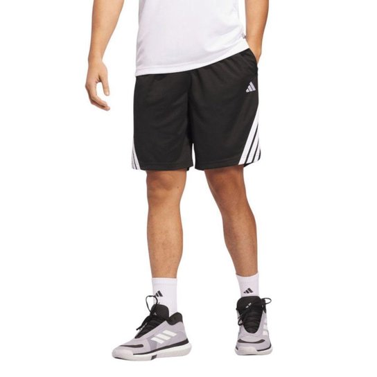Bermuda Adidas Legends 3 Stripes Masculina - Preto M