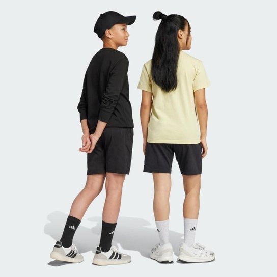 Bermuda Adidas Moletom Essentials Kids Infantil
