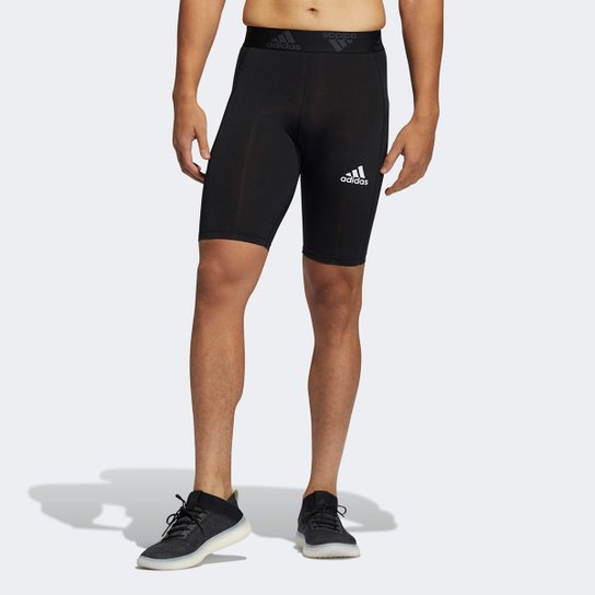 Bermuda Compressão Adidas TechFit Masculina