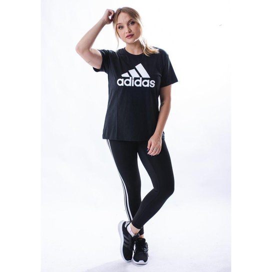 Blusa Adidas Feminina Manga Curta Essentials Reggla