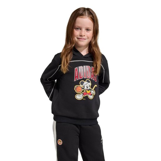 Blusa Infantil Adidas Capuz Disney Mickey Mouse