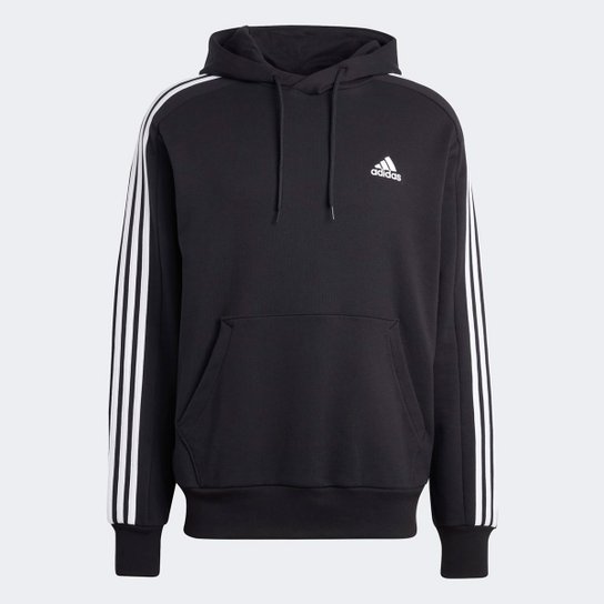 Blusa Moletom Adidas 3 Listras Essentials Classic Masculino