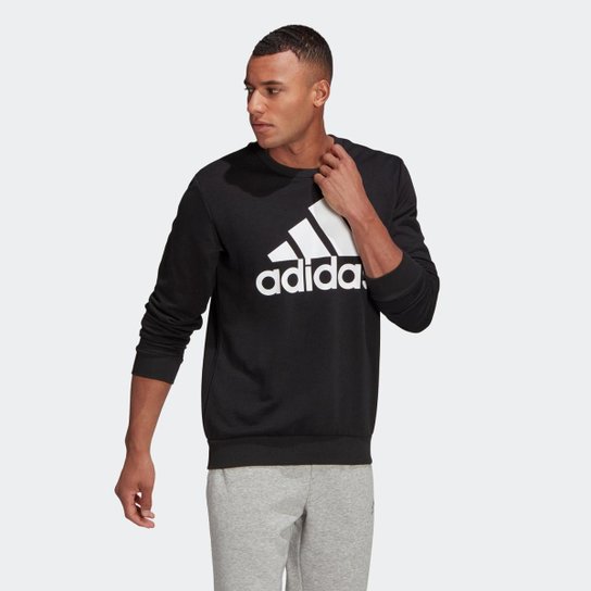 Blusa Moletom Essentials Big Logo Adidas