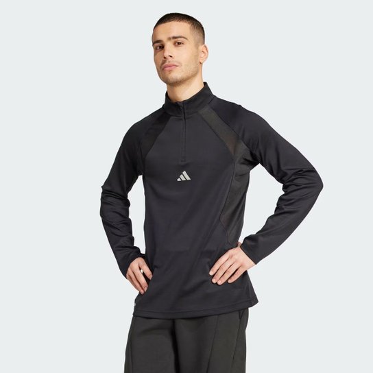 Blusão Adidas Ziper 1/4 Tech Masculina