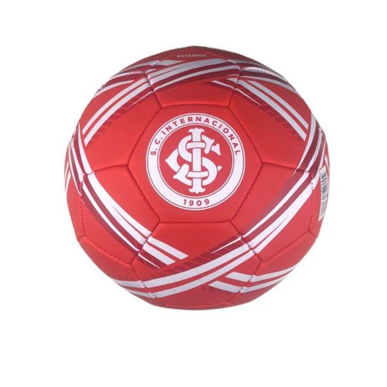Bola do Internacional Futebol Campo Oficial 5 Licenciada Costurada