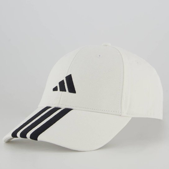Boné Adidas 3 Listras Branco