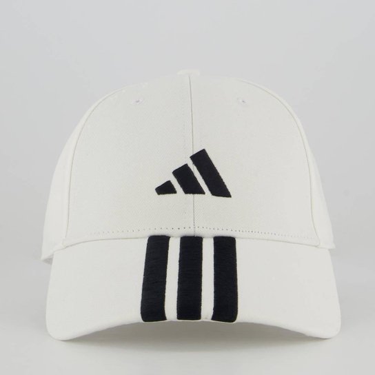 Boné Adidas 3 Listras Branco