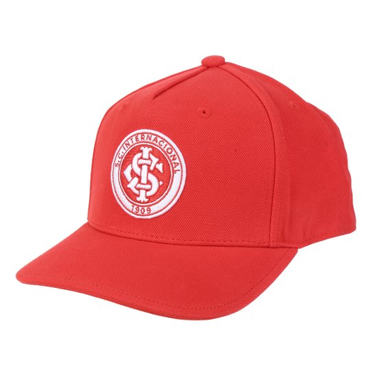 Boné Internacional Adidas Aba Curva - Vermelho