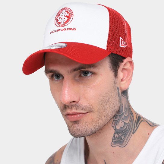 Boné Trucker New Era Internacional 940 Aba Curva