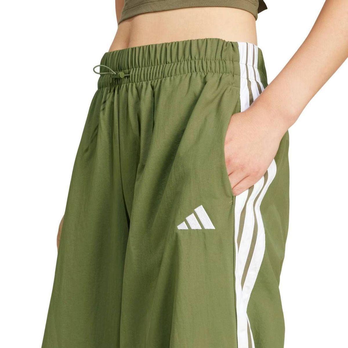 CALCA 3 STRIPES JE1308 - VERDE MILITAR/BRANCO G | Loja do Inter