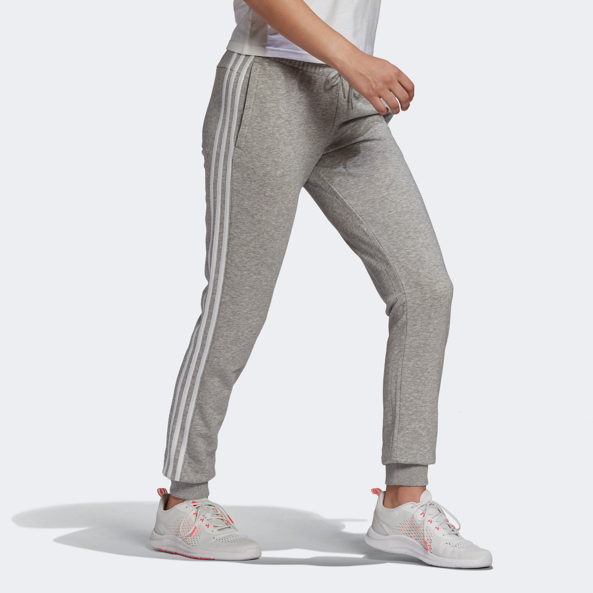 calça adidas listras feminina