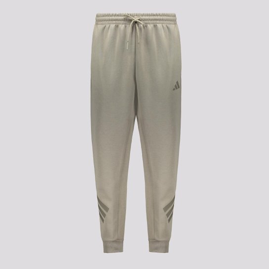 Calça Adidas Future Icon Barra 3S Bege