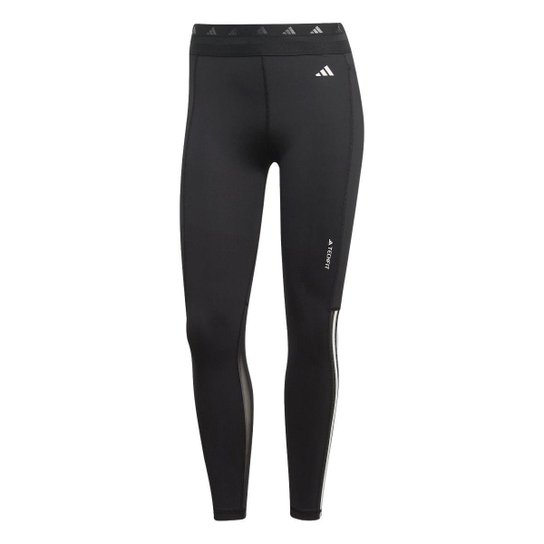 Calça Adidas Legging 7/8 Techfit Hyperglam Feminina - Preto