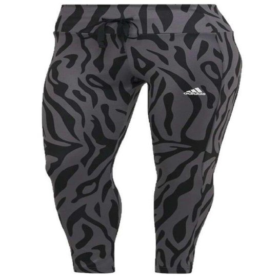 Calça Adidas Legging Adidas Tiger Feminino - Ptocinza - P