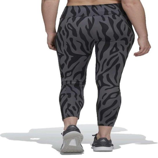 Calça Adidas Legging Adidas Tiger Feminino - Ptocinza - P