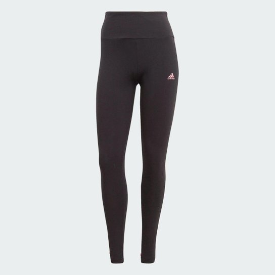 Calça Adidas Legging Cós Alto Essentials Logo Feminina
