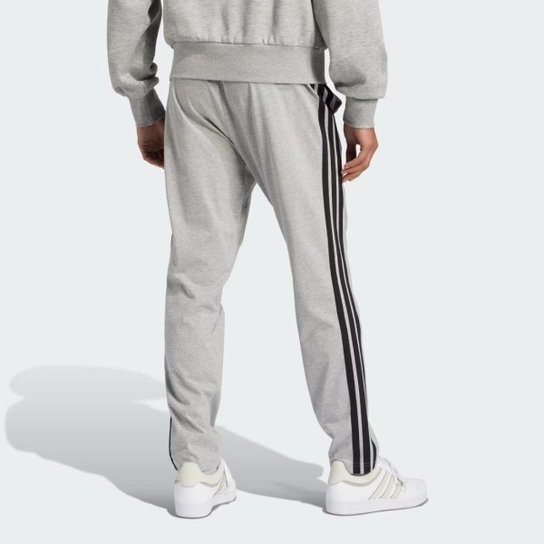 Calça Adidas Moletom Single Jersey 3 Listras Masculina
