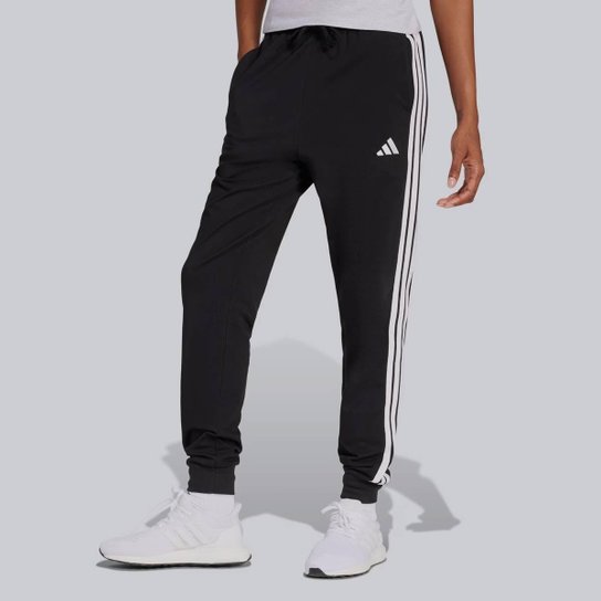 Calça Adidas Single Jersey 3 Stripes Feminina