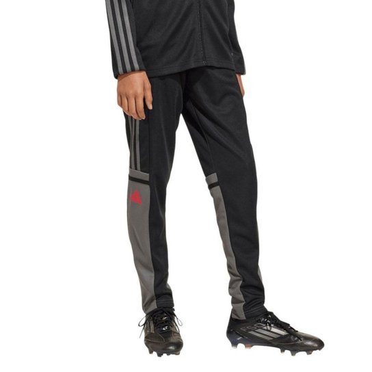 Calça Adidas Squadra 25 Infantil - Preto 11-12