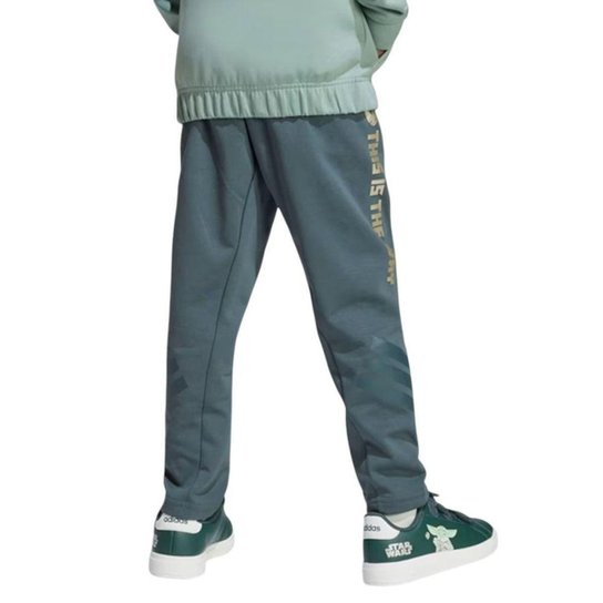 Calça Adidas Star Wars The Mandalorian Infantil - Verde 5-6