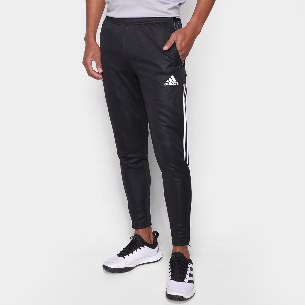 Calça Adidas Treino Tiro 21 Slim Masculina - Preto | Loja do Inter